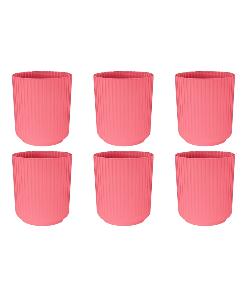 Abode Homewares Mesa Goblet Glasses, Set of 6