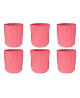 Abode Homewares Mesa Goblet Glasses, Set of 6
