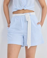 Reistor Women's Regular Fit Shorts Stripes