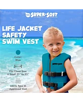 Trc Recreation Super Soft Child Life Jacket Swim Vest, X Small, Marina Blue
