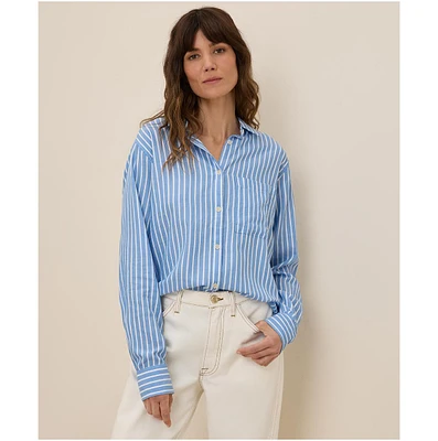 Pact Women's Organic Cotton Sunset Lightweight Classic Shirt