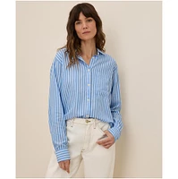 Pact Women's Organic Cotton Sunset Lightweight Classic Shirt