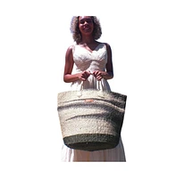 Healing Handmade Sisal Tote Basket Bag