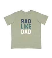 Sweet Wink Toddler Boys Rad Like Dad Short Sleeve T-Shirt