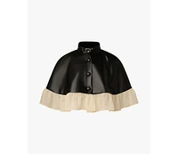 WeWoreWhat Women's Ruffle Cropped Cape