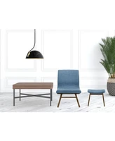Lounge Chair with Ottoman – Upholstered Design for Relaxation