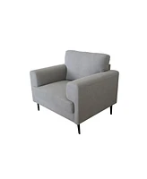 Linen Fabric Armchair – Elegant and Versatile Seating Option