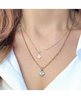 The Lovery Onyx Clover Charm 14 millimeters