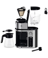 Braun MultiServe Plus 10-Cup Pod-Free Drip Coffee Maker, KF9370SI