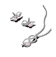 Pandora Sterling Silver Infinity Knot Jewelry Gift Set