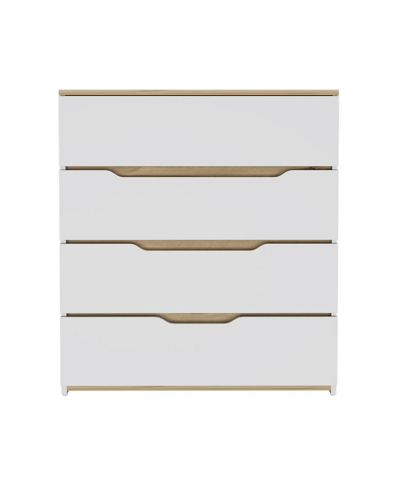 Spacious Four-Drawer Dresser for Clothes and Accessories