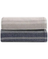 Tommy Hilfiger Harbor Stripe Cotton Yarn Dyed Blanket