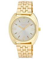 London Fog Unisex Keltic Cushion Case Gold Link Alloy Watch, 38mm