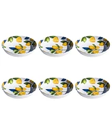 TarHong Lemon Orchard 6-Pc. Low Bowls, Service For 6