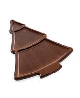 Toscana Christmas Tree Sectioned Serving Tray