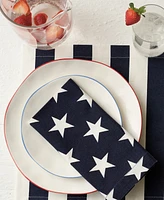 Tableau Star Americana Set of 4 Napkins, 8.25" x 8.25"
