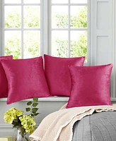 Nestl Elegant Velvet Removeable Cover 2-Pack Decorative Pillows
