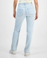 Dollhouse Juniors' High-Rise Baggy Straight-Leg Jeans