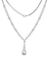 Jessica Simpson Crystal Drop Pendant Necklace