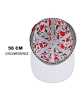 Hello Kitty 3D Bow & Ears Women s White Traditional Adjustable Hat