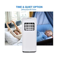 Gymax Portable Air Conditioner Cooling Fan Dehumidifier 8000BTU Ashrae w/ Remote Control