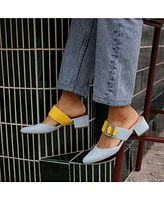 Alterre Women's Agate Blue Grace Customizable Slides