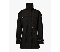 WeWoreWhat Women's Cinched Waist Anorak Jacket