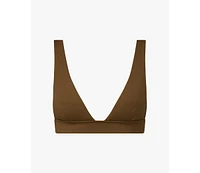 WeWoreWhat Women's V-neck Bralette
