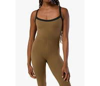 WeWoreWhat Women's Contrast Strap Jumpsuit