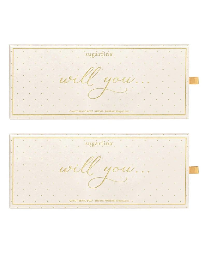 Sugarfina Will You Be My Bridesmaid Bento Box Duo, 6 Pieces