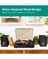 Electrohome Berkeley 2.0 Stereo Powered Bookshelf Speakers with Built-in Amplifier and 3" Drivers for Turntable, Tv, Pc and Wireless Music Streaming f