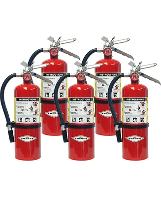 Amerex B402, 5lb Abc Dry Chemical Fire Extinguisher with Aluminum Valve