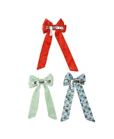 Disney Stitch & Angel 3-Piece Bow Clips Set