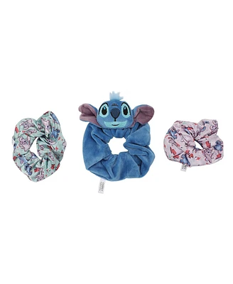 Disney Stitch & Angel 3-Piece Scrunchie Set
