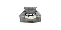 Happycare Tex Suede Fluffy Pet Car Seat