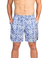 Tailorbyrd Men's Floral Medallion Swim Shorts