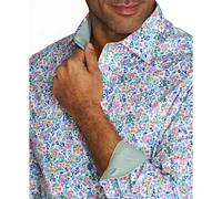 Nick Graham Men's Botanical Floral Dress Shirt