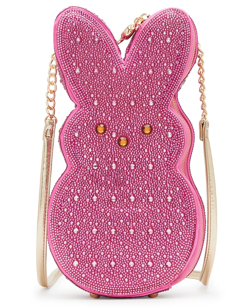 Betsey Johnson Rhinestone Peeps Small Crossbody Bag