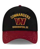 New Era Men's /Burgundy Washington Commanders 2025 Nfl Draft 39THIRTY Flex Hat