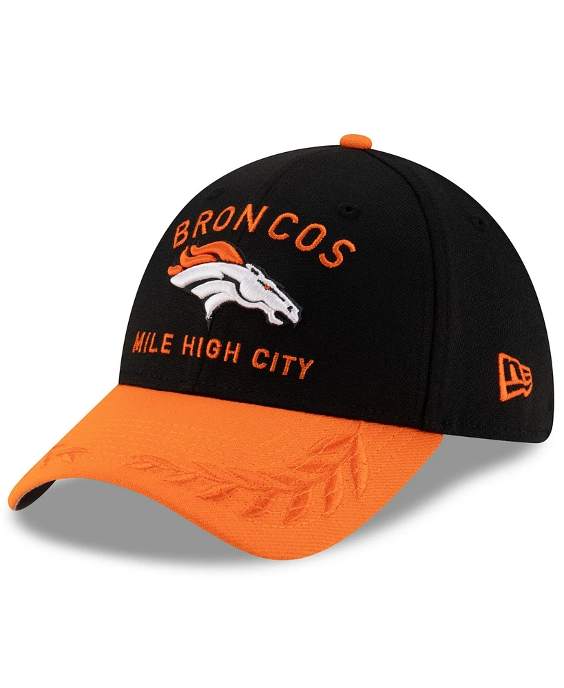 New Era Men's /Orange Denver Broncos 2025 Nfl Draft 39THIRTY Flex Hat