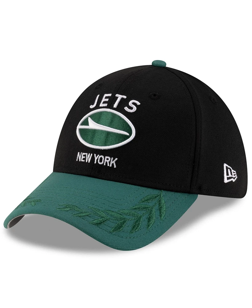 New Era Men's /Green York Jets 2025 Nfl Draft 39THIRTY Flex Hat