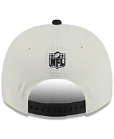 New Era Men's Cream/Black Cincinnati Bengals 2025 Nfl Draft A-Frame 9FIFTY Snapback Hat