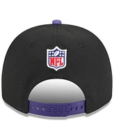 New Era Men's /Purple Baltimore Ravens 2025 Nfl Draft A-Frame 9FIFTY Snapback Hat