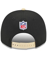 New Era Men's Black/Gold New Orleans Saints 2025 Nfl Draft A-Frame 9FIFTY Snapback Hat