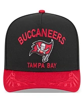 New Era Men's /Red Tampa Bay Buccaneers 2025 Nfl Draft A-Frame 9FIFTY Snapback Hat
