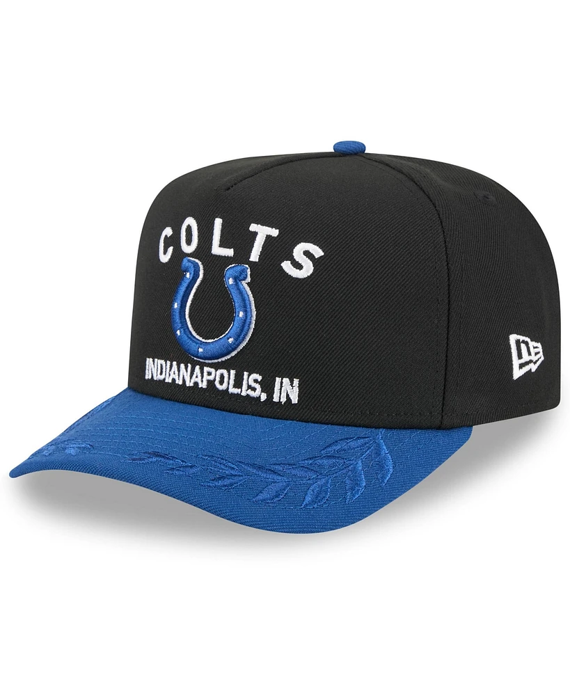 New Era Men's /Royal Indianapolis Colts 2025 Nfl Draft A-Frame 9FIFTY Snapback Hat