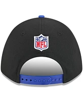 New Era Men's Black/Royal Buffalo Bills 2025 Nfl Draft 9FORTY A-Frame M-Crown Adjustable Hat