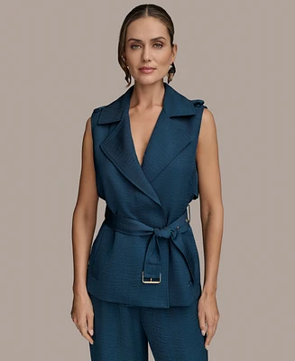 Donna Karan New York Women's Belted Vest