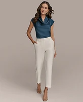Donna Karan New York Women's Linen Blend Ankle Pants
