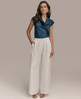 Donna Karan New York Women's Textured Wide-Leg Pants